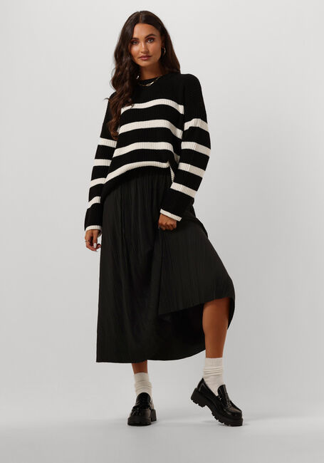 Zwarte SELECTED FEMME Maxirok SLFSIMSA MIDI PLISSE SKIRT - large