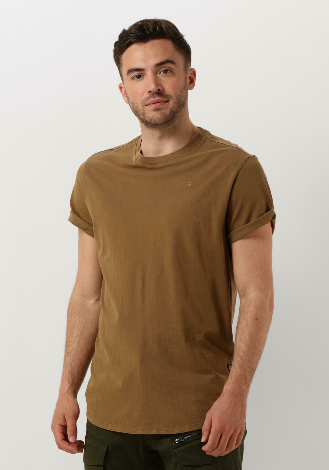 G-STAR RAW Heren Polo's & T-shirts Lash R T S s Camel