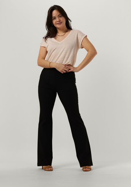Zwarte VANILIA Flared broek TWILL FLARE PANT - large