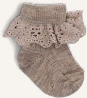 Bruine MP DENMARK Sokken LEA SOCKS WITH LACE Bruine MP DENMARK Sokken LEA SOCKS WITH LACE - medium