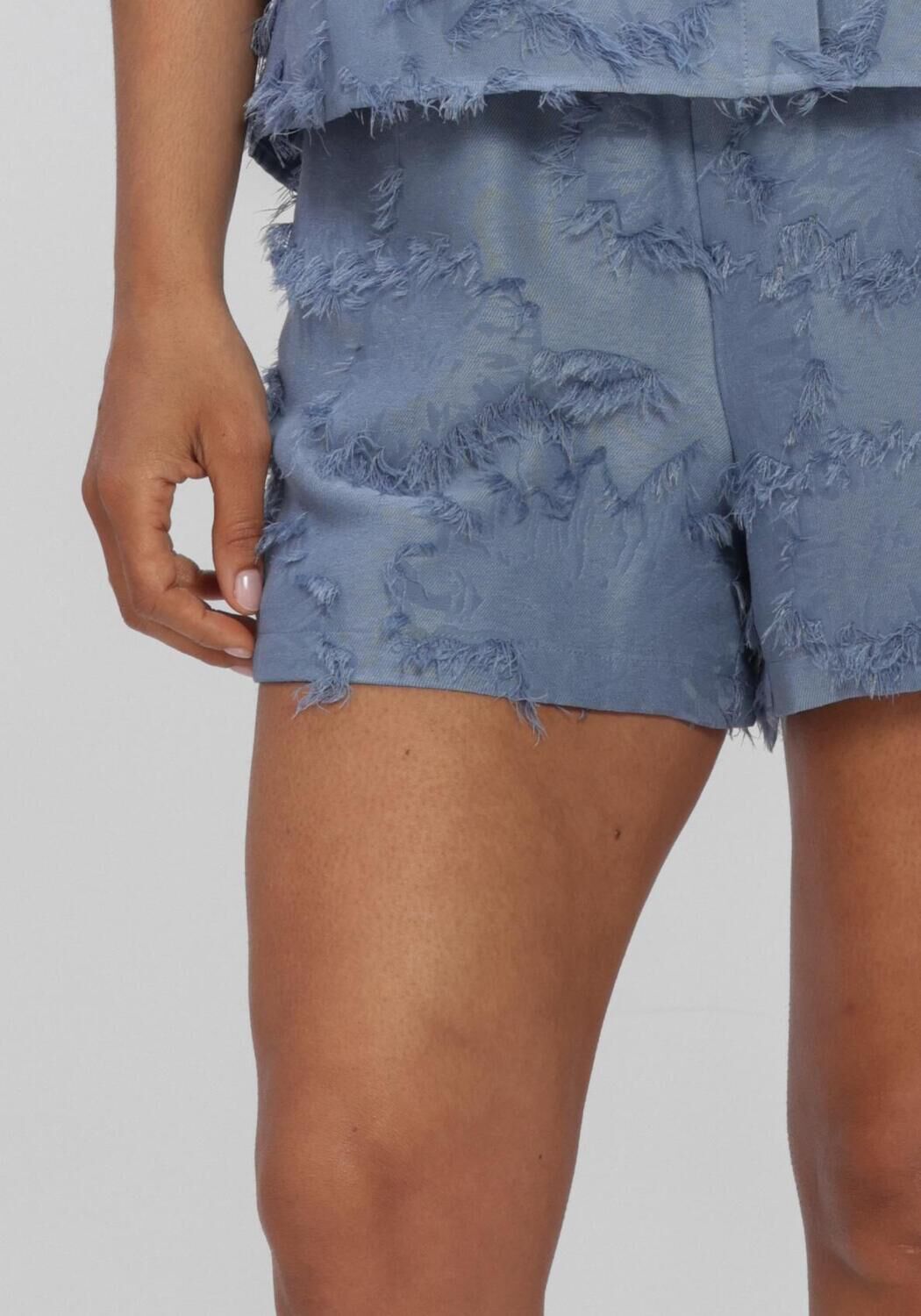 Blauwe STUDIO AMAYA Broeken SOFIA SHORT - large