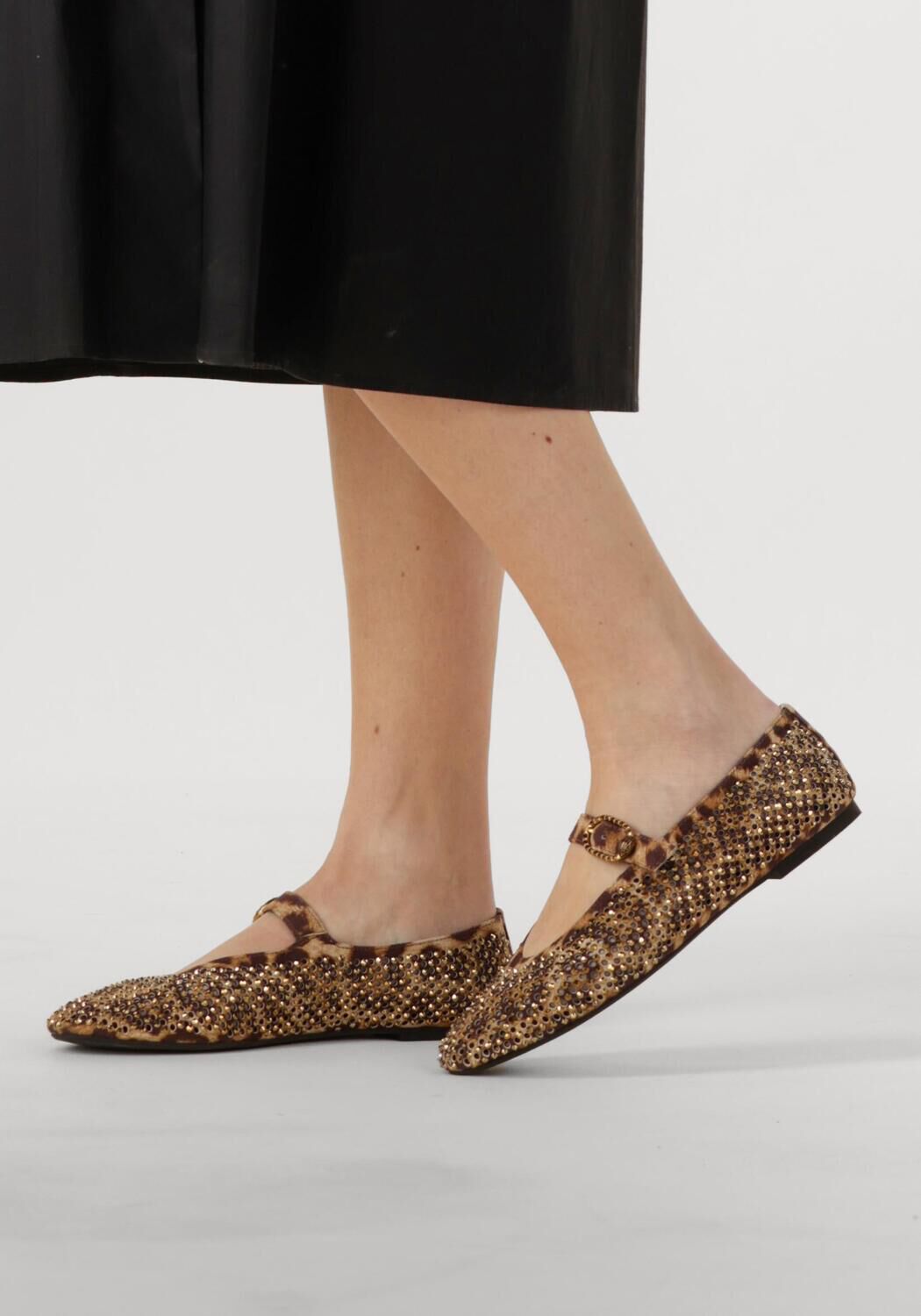 Bruine KURT GEIGER LONDON Ballerina's MAYFAIR BALLET FLAT - large