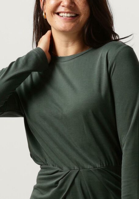 Groene MINUS Mini jurk REYNA MODAL MIDI DRESS - large