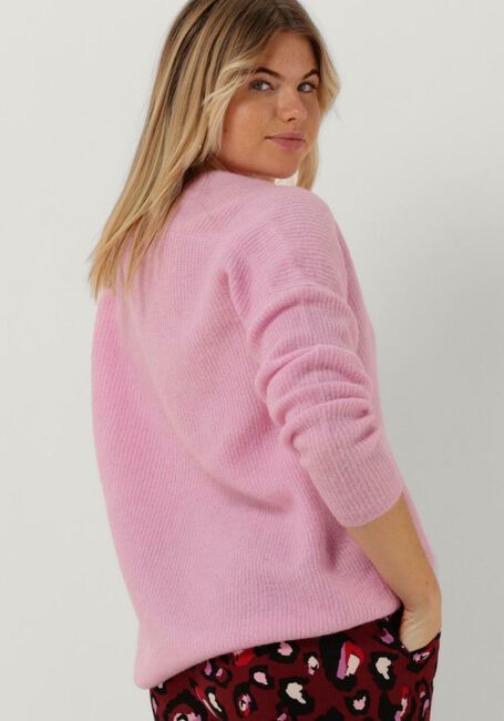 Lichtroze MOS MOSH Trui THORA V-NECK KNIT - large
