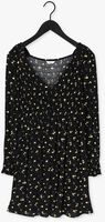 Zwarte ENVII Mini jurk ENERICA LS DRESS AOP 6696 - medium