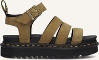 Groene DR MARTENS Platte sandalen BLAIRE Groene DR MARTENS Platte sandalen BLAIRE - medium