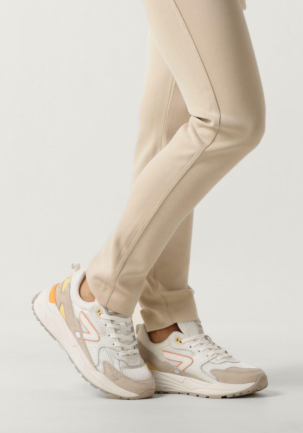 Witte HUB Lage sneakers GRID-W - large