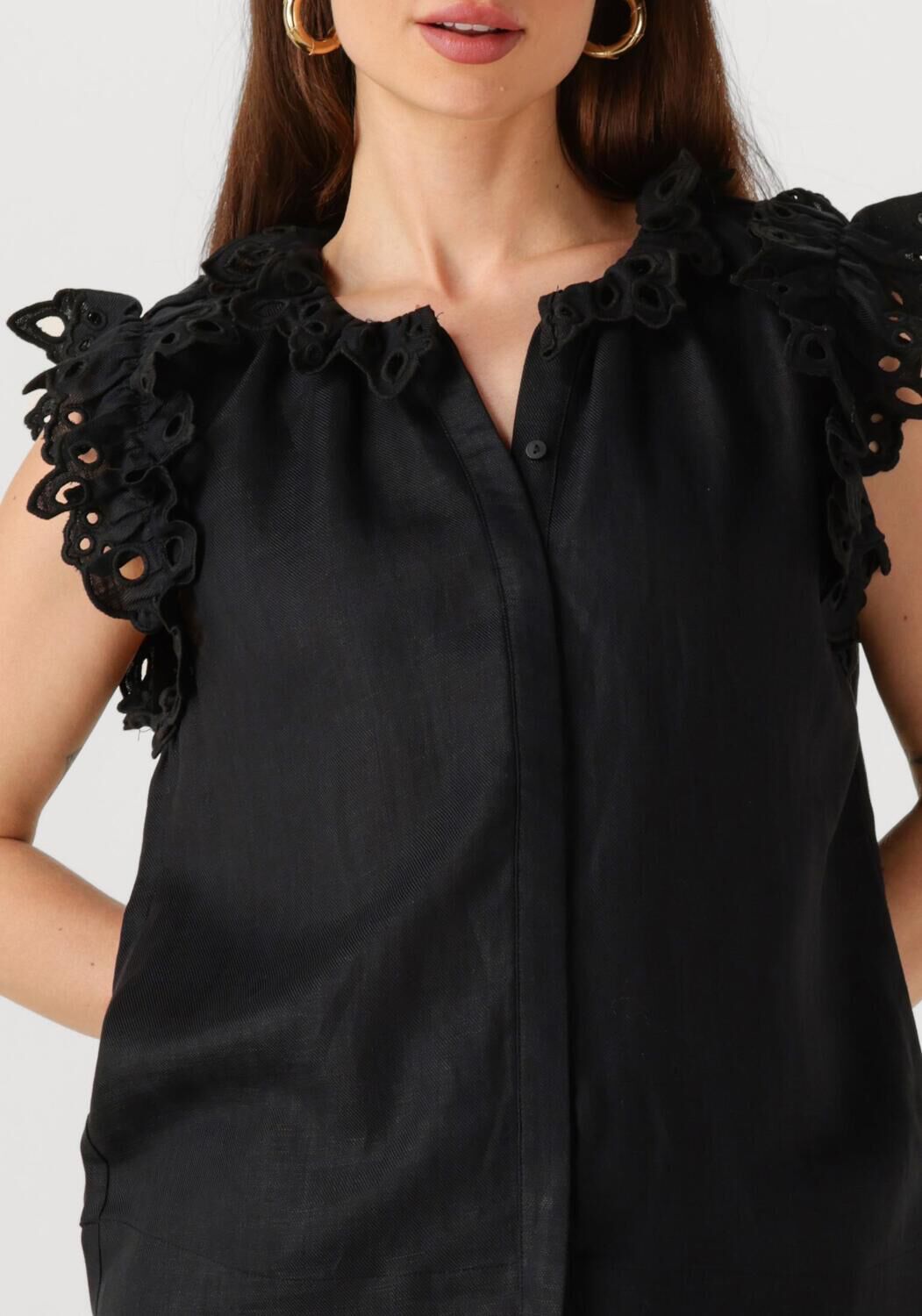 COPENHAGEN MUSE Dames Tops & T-shirts Natuli Shirt Zwart