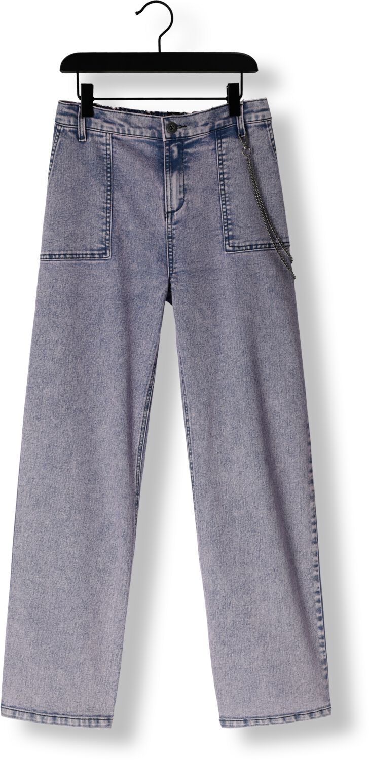 LOOXS 10sixteen wide leg regular waist jeans paars