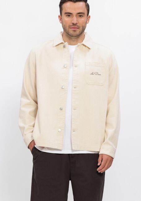 Ecru LES DEUX Overshirts LAYTON FAIENCE TWILL OVERSHIRT - large
