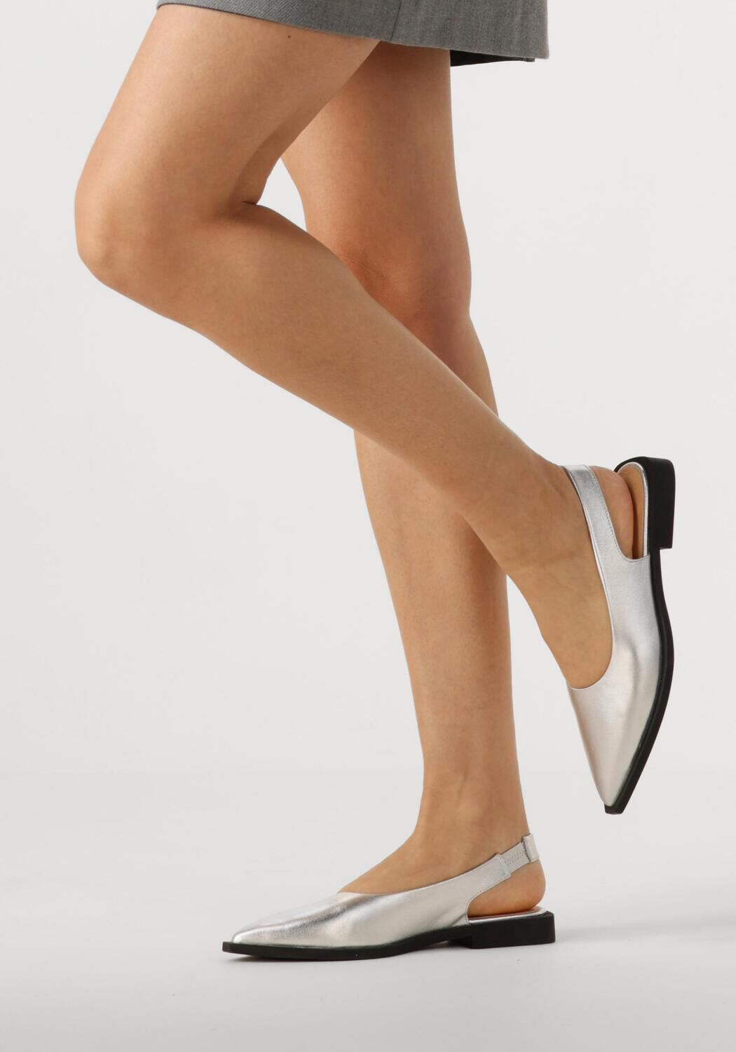 Zilveren COPENHAGEN STUDIOS Slingbacks CPH416 - large