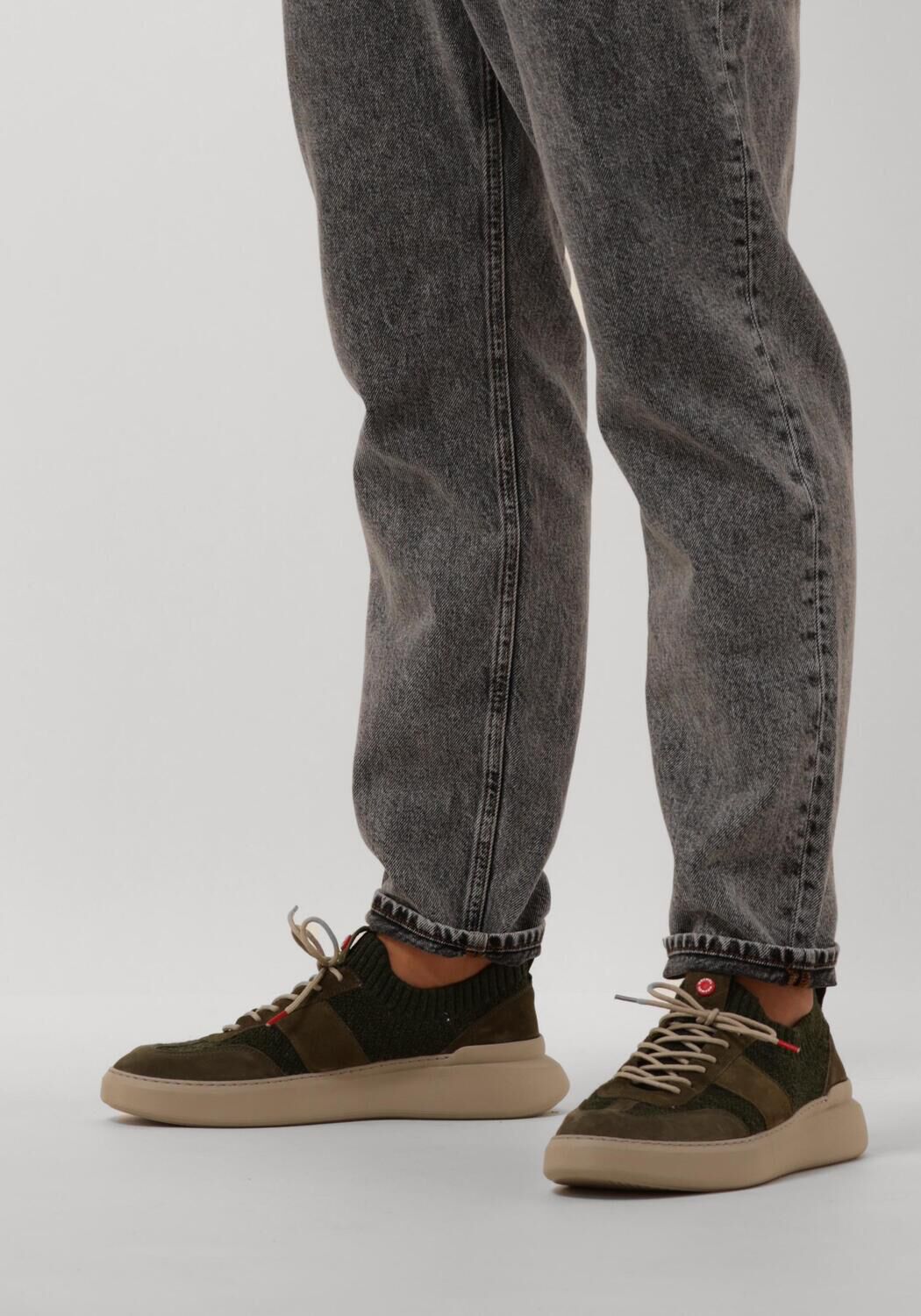 Groene NOKWOL Lage sneakers RONDA KNIT - large