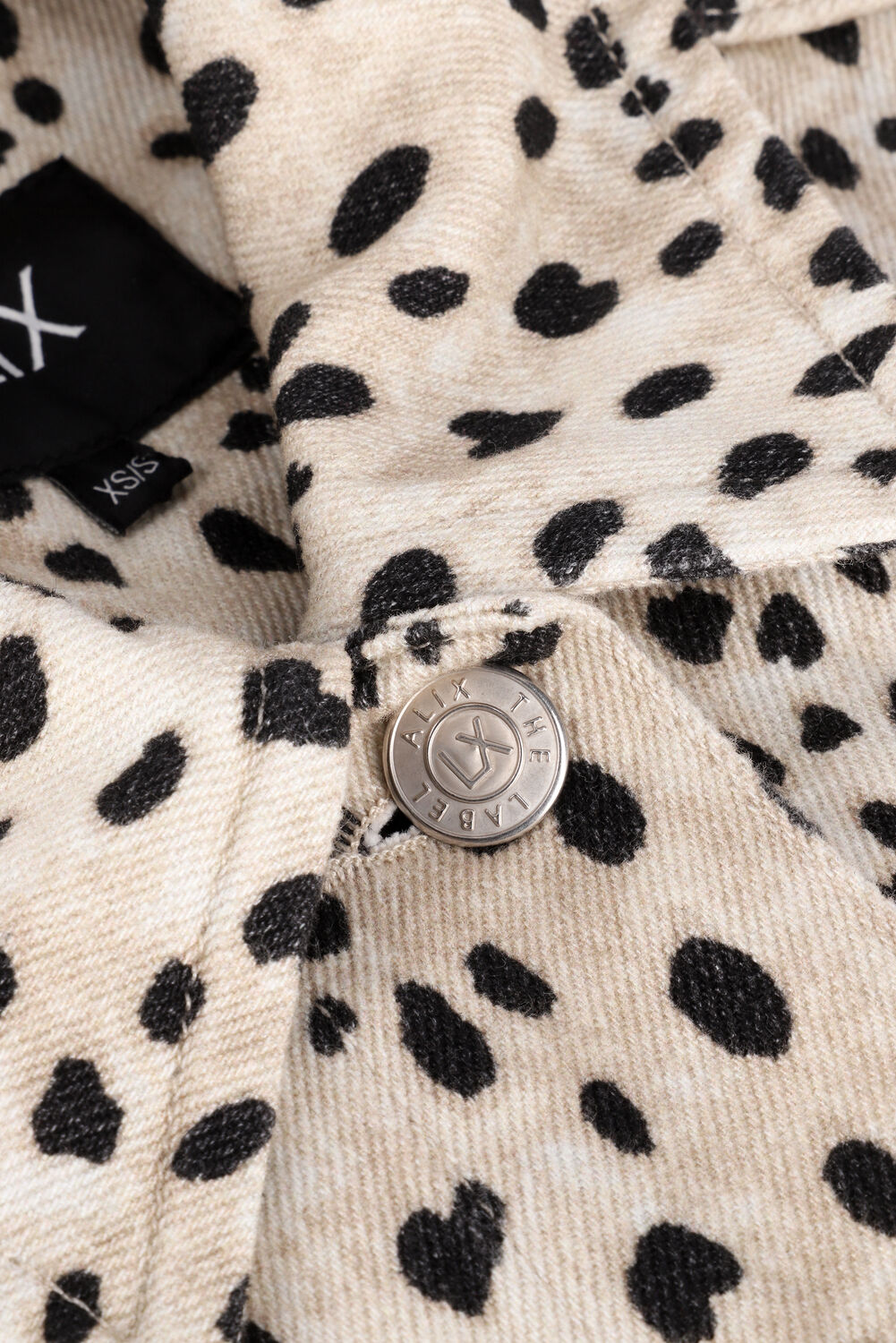 Bruine ALIX THE LABEL Gilet WOVEN ANIMAL WAISTCOAT - large