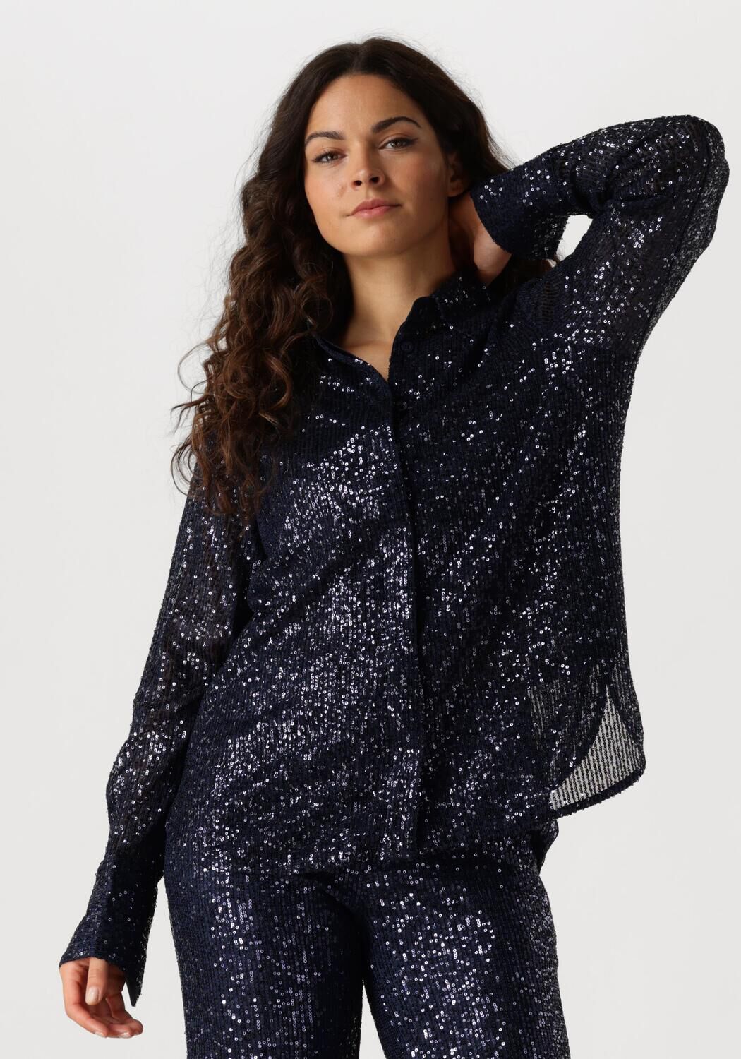 SECOND FEMALE Dames Blouses Moonshine Blouse Blauw