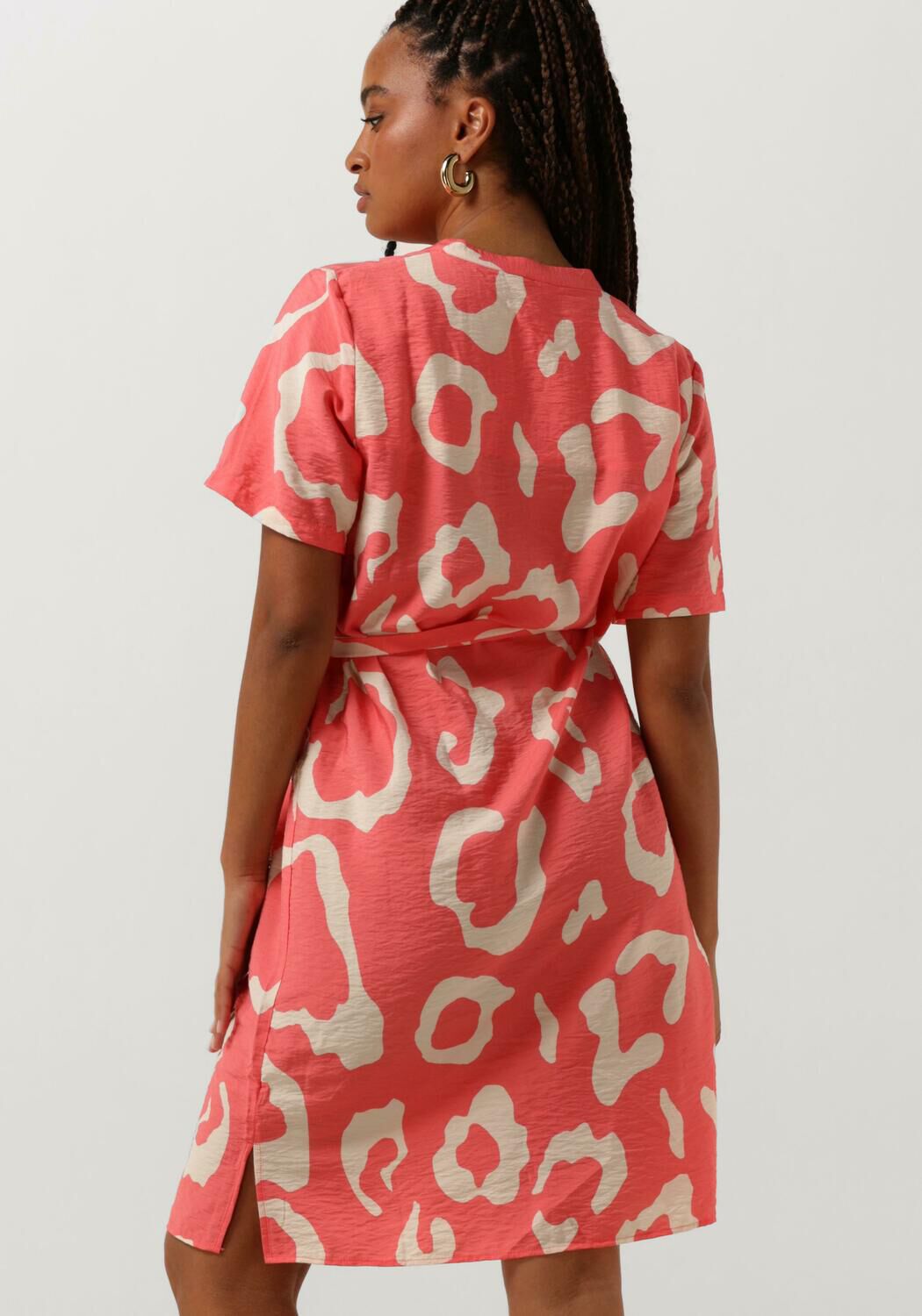 OBJECT Dames Jurken Objjacira S s Shirt Dress Noos Perzik