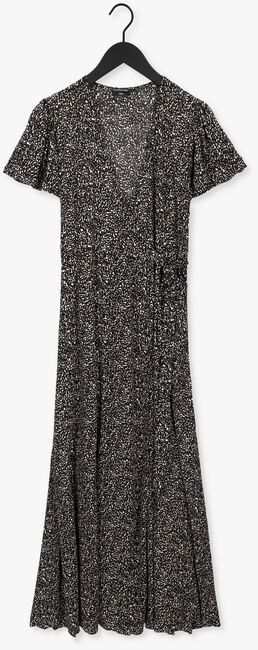 Zwarte COLOURFUL REBEL Maxi jurk AVA SMALL LEOPARD MAXI WRAP DRESS - large