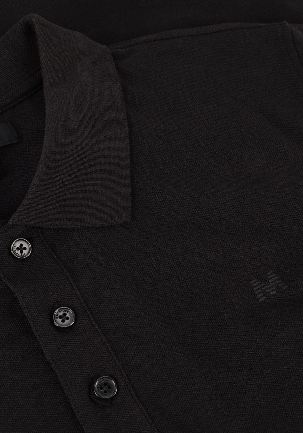 Zwarte MATINIQUE Polo MAPOLEO MELANGE - large