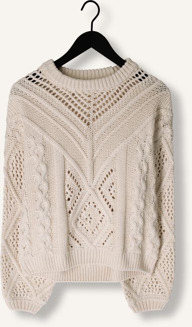 Gebroken wit OBJECT Trui OBJDEDE KNIT L/S OZ PULLOVER Gebroken wit OBJECT Trui OBJDEDE KNIT L/S OZ PULLOVER - large