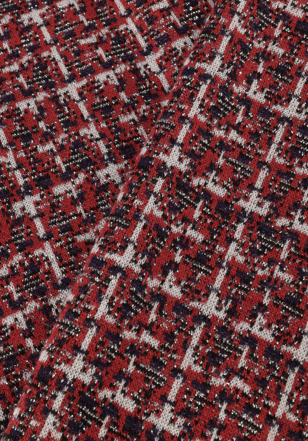 Rode VANILIA Pantalon TARTAN TWEED TUBE - large