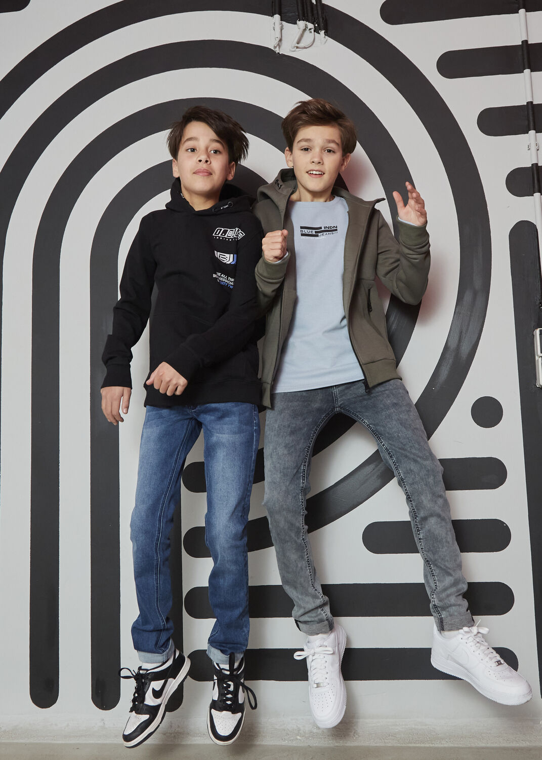 Blauwe INDIAN BLUE JEANS Skinny jeans RYAN SKINNY FIT - large