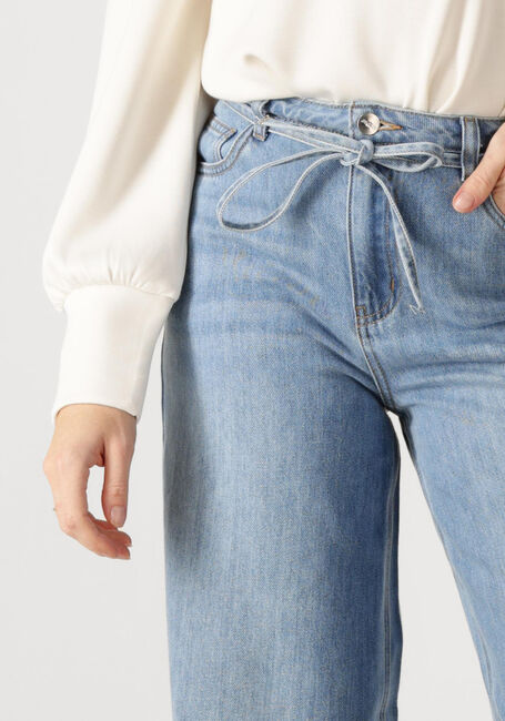 Lichtblauwe OBJECT Wide jeans OBJROSIE MW WIDE JEANS - large