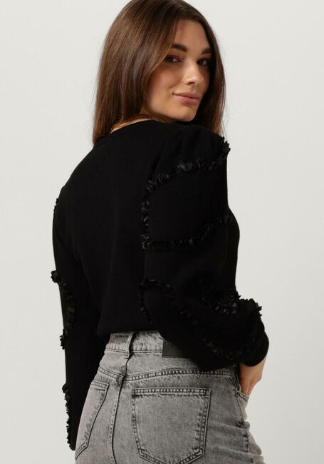 Zwarte OBJECT Trui OBJDIDI L/S O-NECK KNIT PULLOVER - large