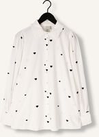 Witte Y.A.S. Blouses YASHEART LS LONG SHIRT Witte Y.A.S. Blouses YASHEART LS LONG SHIRT - medium