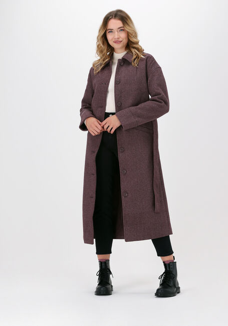 Paarse NA-KD Mantel TRENCHCOAT - large