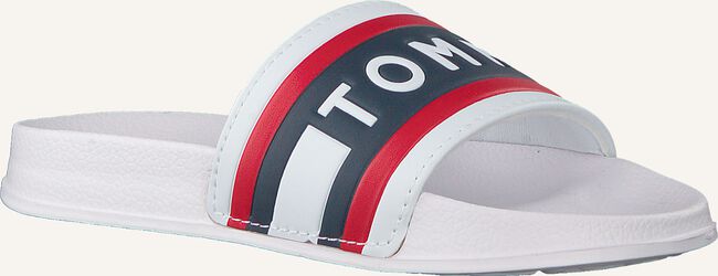 Witte TOMMY HILFIGER Badslippers MAXI LETTERING PRINT POOL Witte TOMMY HILFIGER Badslippers MAXI LETTERING PRINT POOL - large