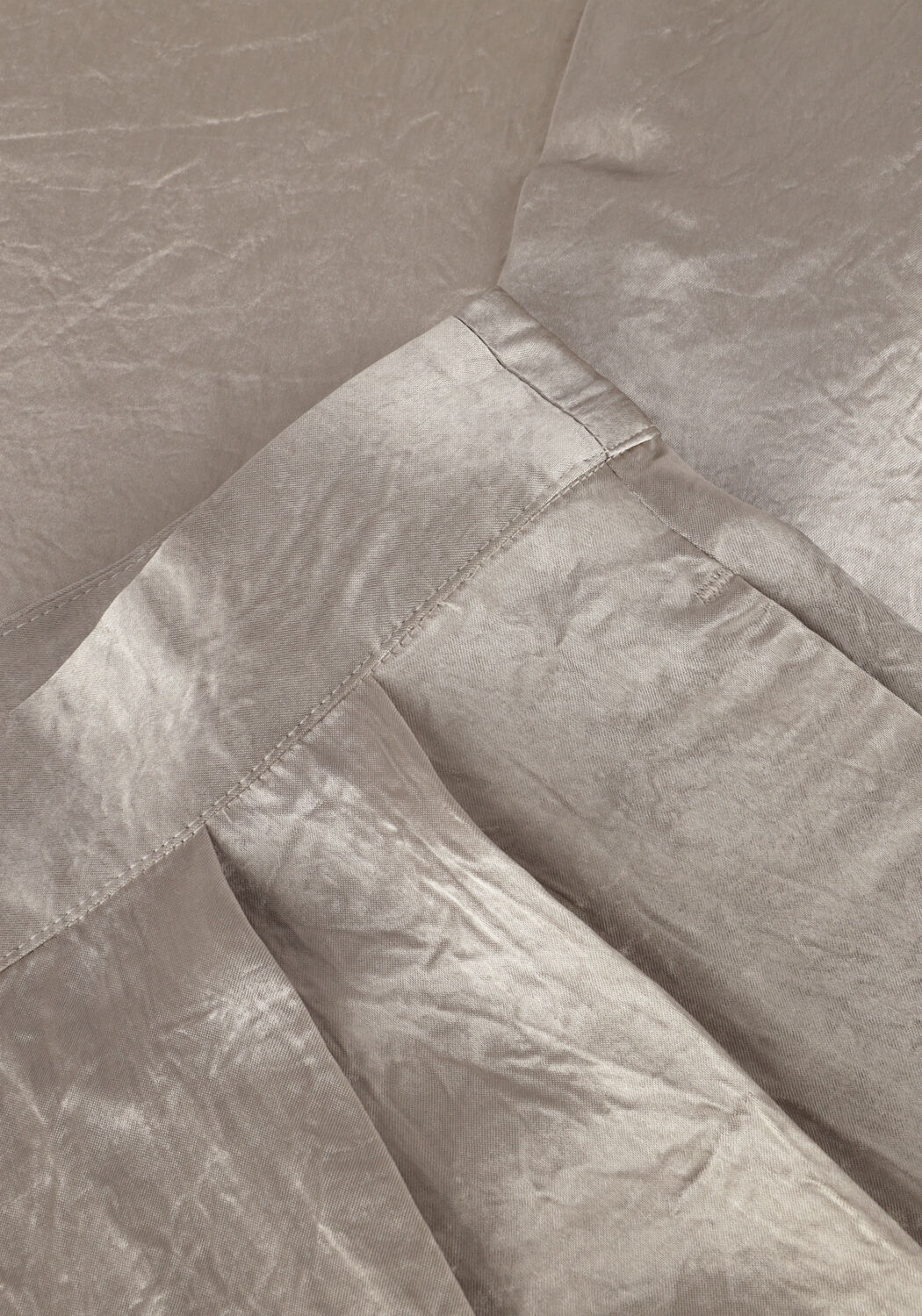 Creme SELECTED WOMEN Wijde broek SLFSELENE HW WIDE PANT - large