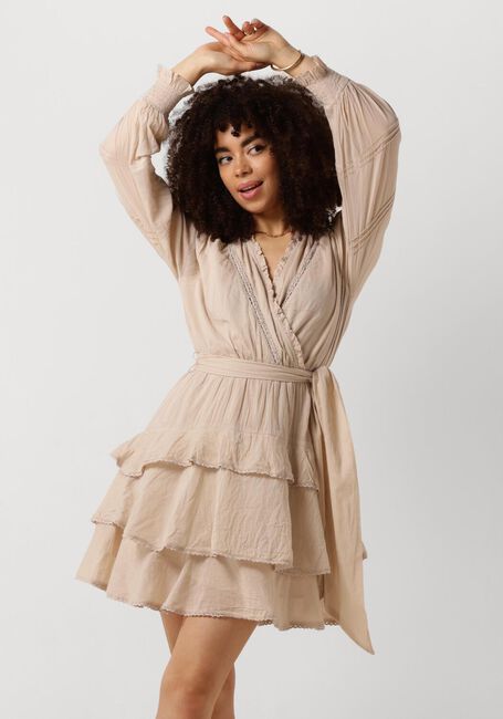 Zand NEO NOIR Mini jurk ADA S VOILE DRESS - large