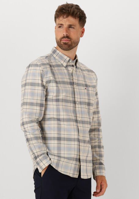 Blauwe TOMMY HILFIGER Overhemden HERIT OXFD RWB CHECK RF SHIRT - large