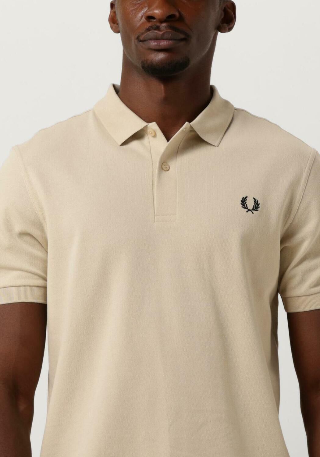 FRED PERRY Heren Polo's & T-shirts The Plain Shirt Zand