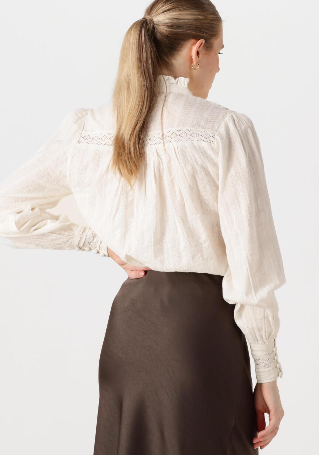 NEO NOIR Dames Blouses Bria Dobby Blouse Wit
