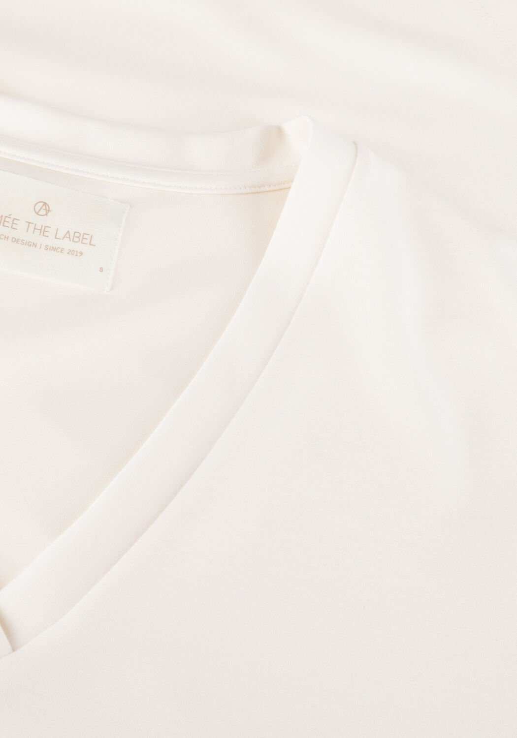 Gebroken wit AIMEE THE LABEL T-shirt INGRID - large