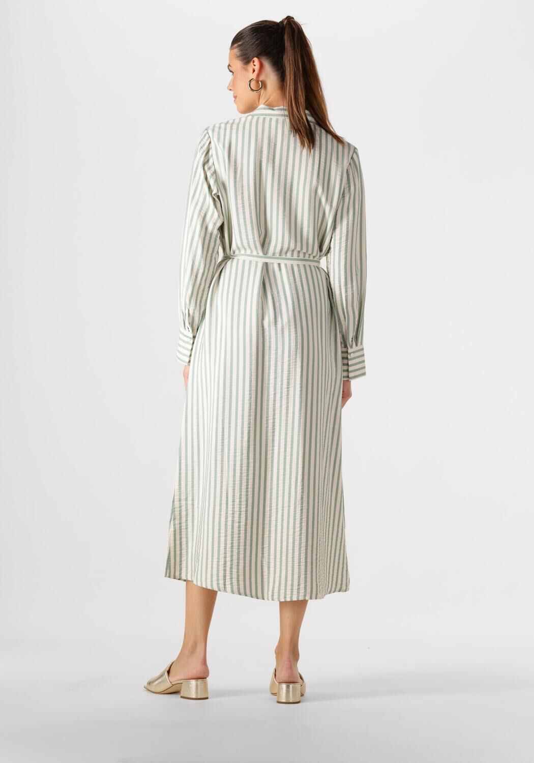 Y.A.S. Dames Jurken Yaskaya Ls Long Shirt Dress S. Noos Groen