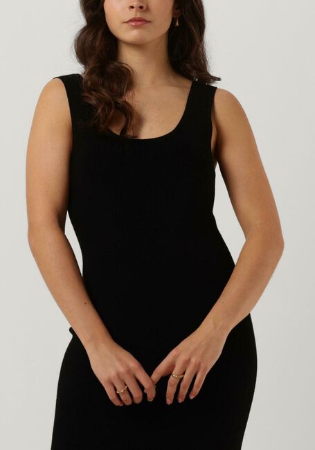 Zwarte DRYKORN Midi jurk SEVERE - large