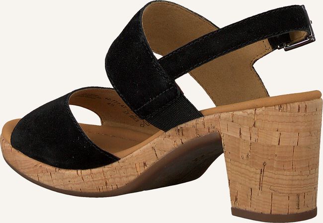Zwarte GABOR Platte sandalen 777.1 Zwarte GABOR Platte sandalen 777.1 - large