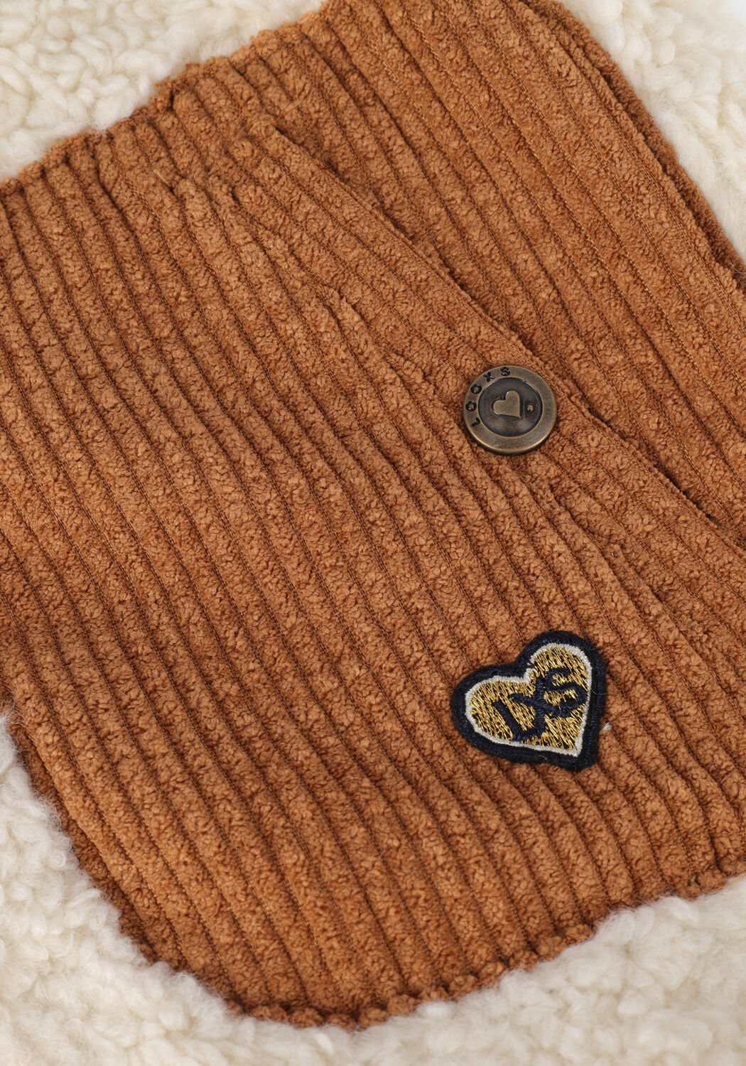 Gebroken wit LOOXS Teddy jas 2231-7230 - large