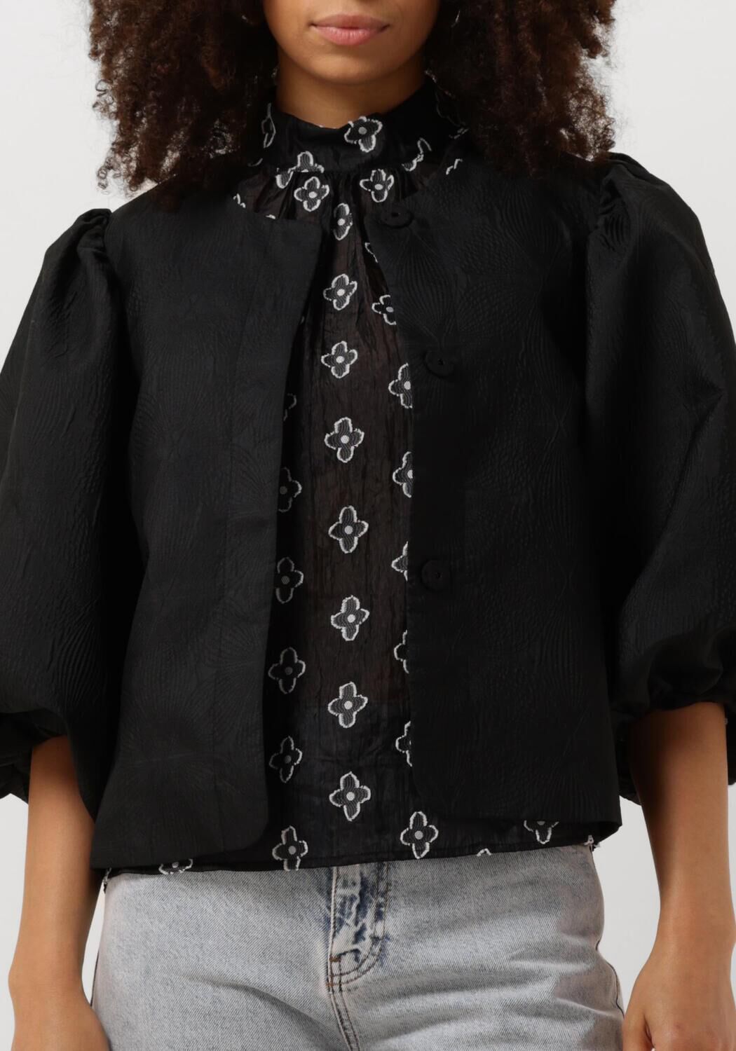 MINUS Dames Jassen Brenda Short Jacket Zwart