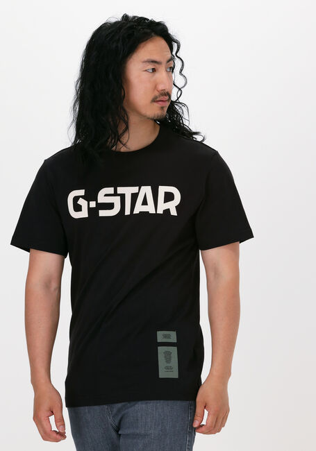 Zwarte G-STAR RAW T-shirt 336 - COMPACT JERSEY O- G-STAR - large