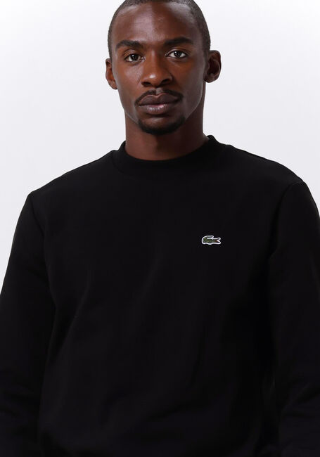 Zwarte LACOSTE Sweater CLASSIC FIT BRUSHED FLEECE SWEATSHIRT - large