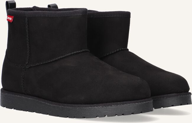 Zwarte LEVI'S Enkelboots NEW WAVE MID ZIP FUR Zwarte LEVI'S Enkelboots NEW WAVE MID ZIP FUR - large