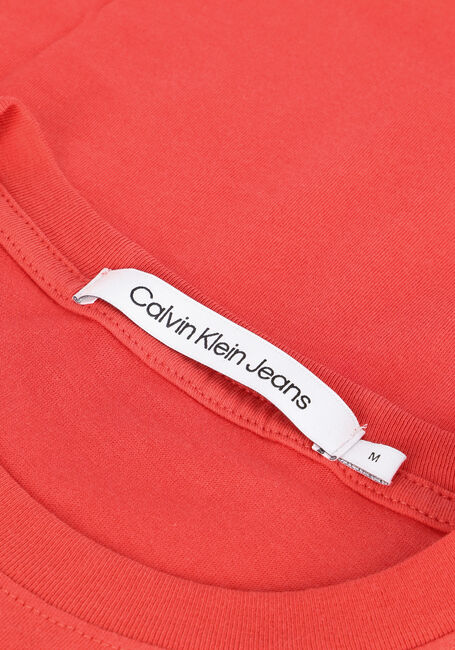 Oranje CALVIN KLEIN T-shirt SEASONAL MONOGRAM TEE - large