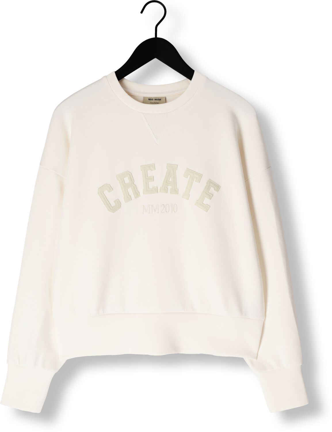 MOS MOSH Dames Truien & Vesten Mmcelli O-ls Sweatshirt Ecru