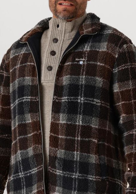 BARBOUR TARTAN FLEECE ZIP THROUGH - large