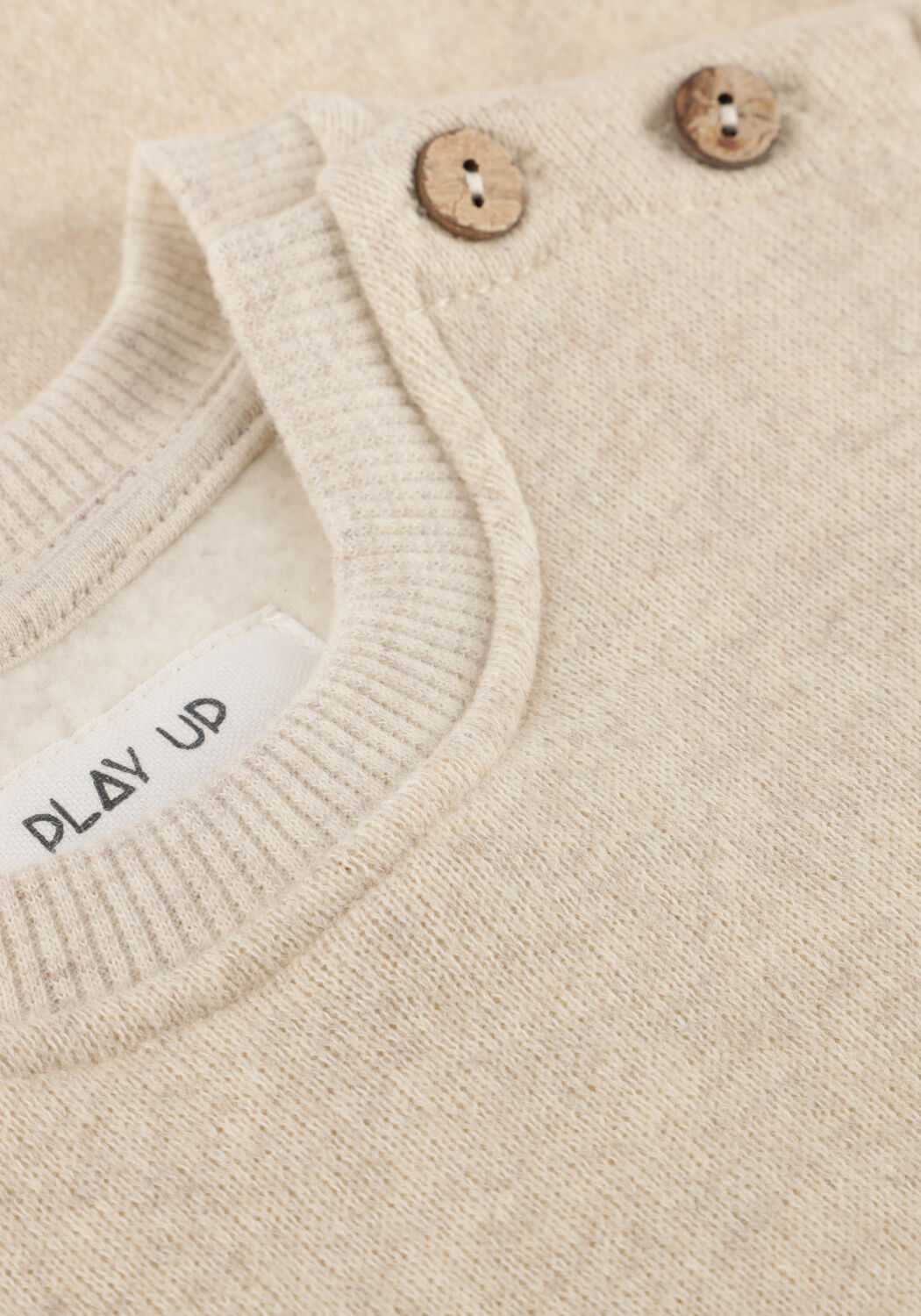 Ecru PLAY UP Boxpakken FLEECE JUMPSUIT - large