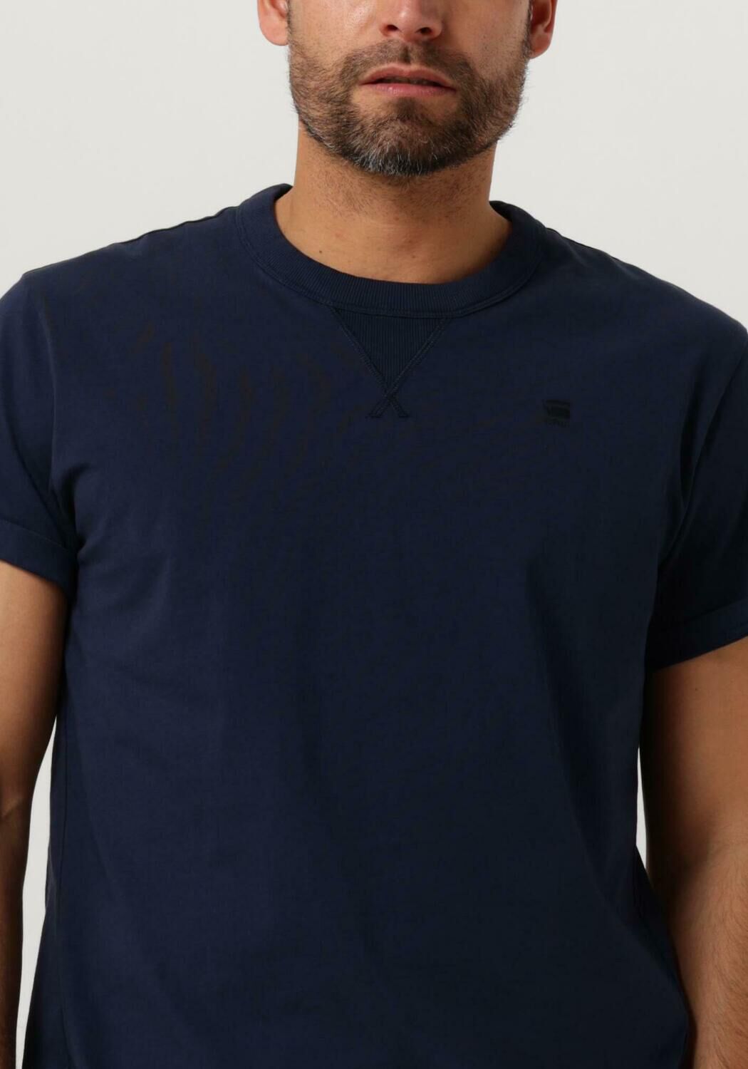 G-STAR RAW Heren Polo's & T-shirts Nifous R T Donkerblauw