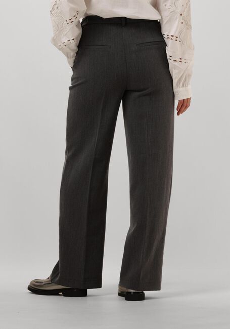 Donkergrijze Y.A.S. Wijde broek YASLIKKA HW WIDE PANTS - large