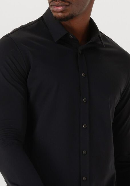 Zwarte CAST IRON Klassieke overhemden CF TECH TWILL JERSEY - large